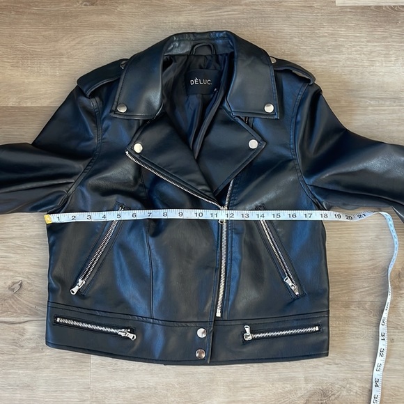 Vici Faux Leather Jacket Sz M - Picture 5 of 11